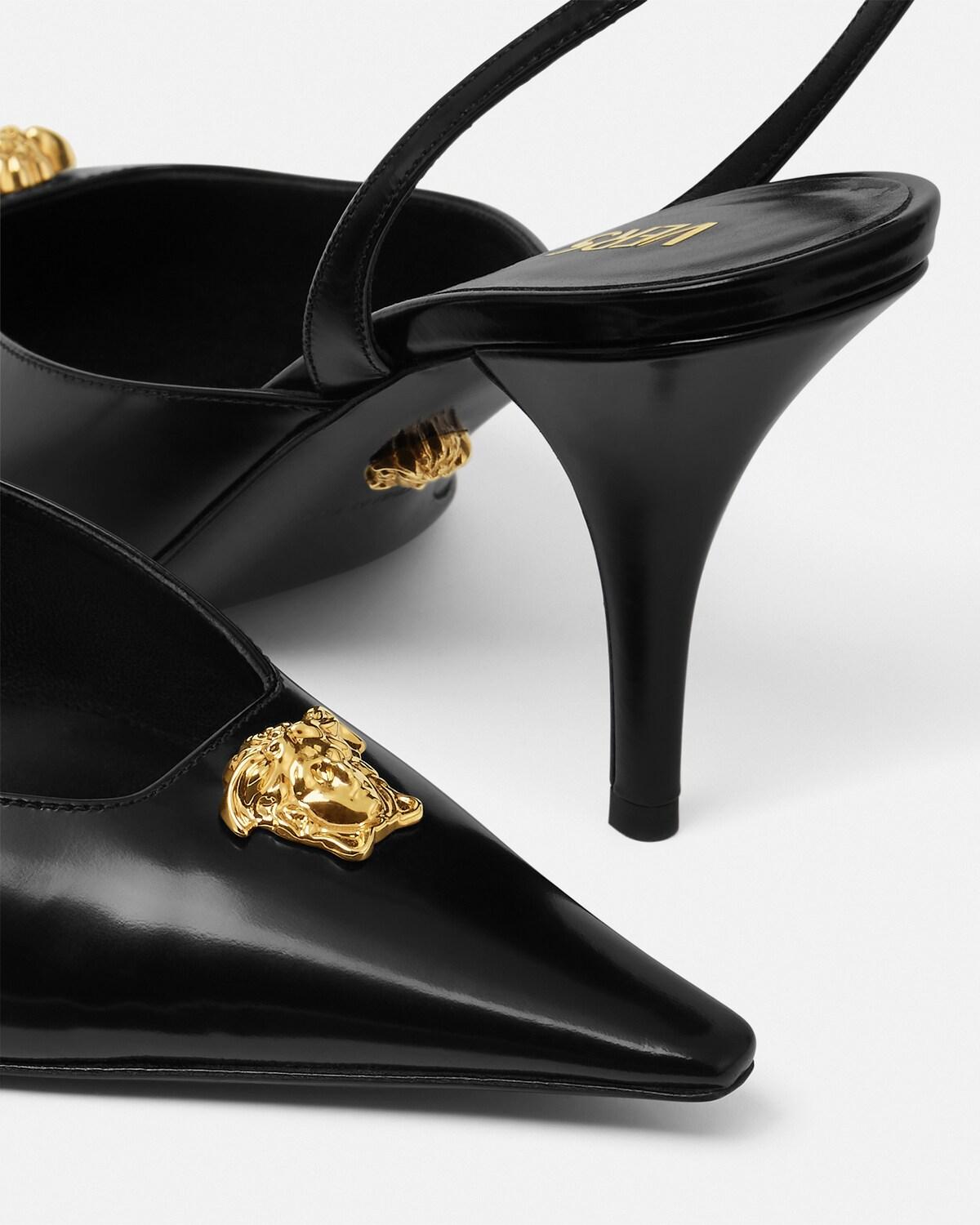 La Medusa Leather Slingbacks 85 mm - Image 6