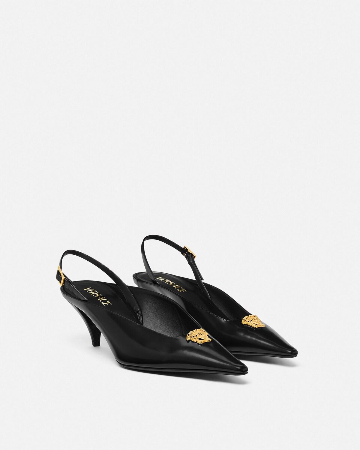 La Medusa Leather Slingbacks 55 mm - Image 2
