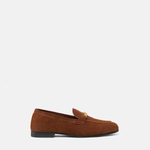 Medusa Suede Loafers