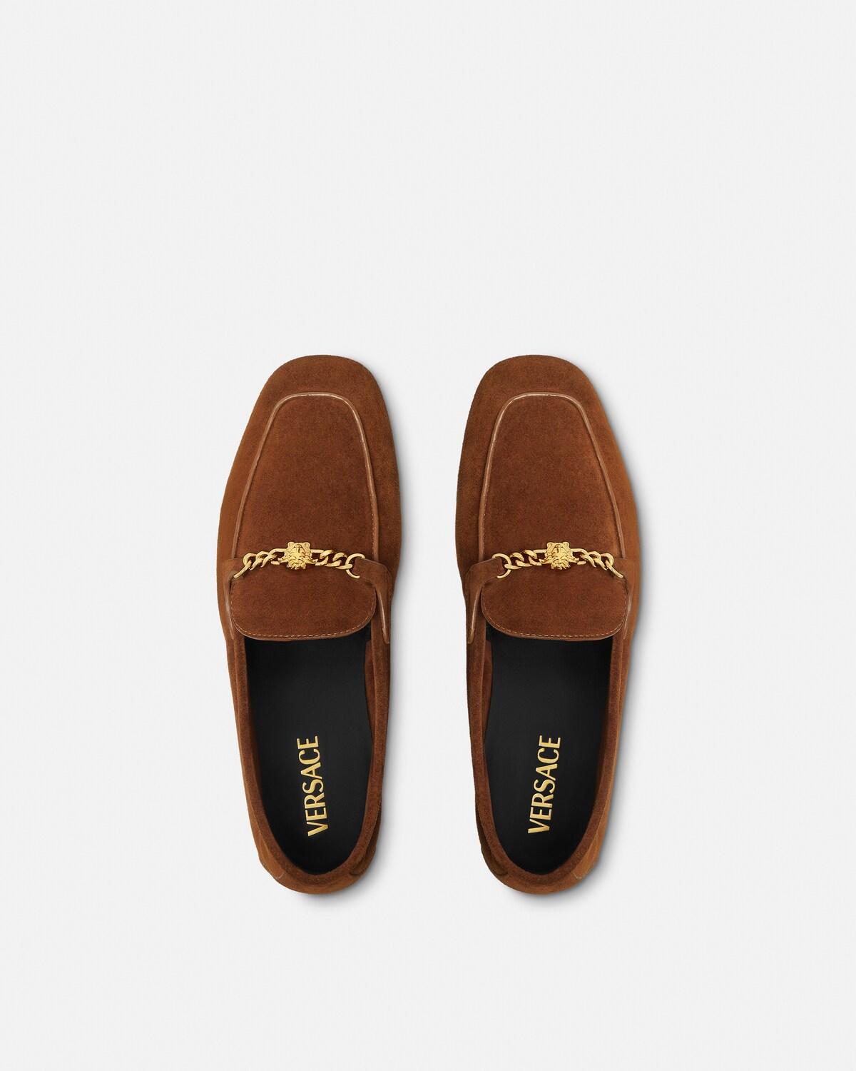 Medusa Suede Loafers - Image 3