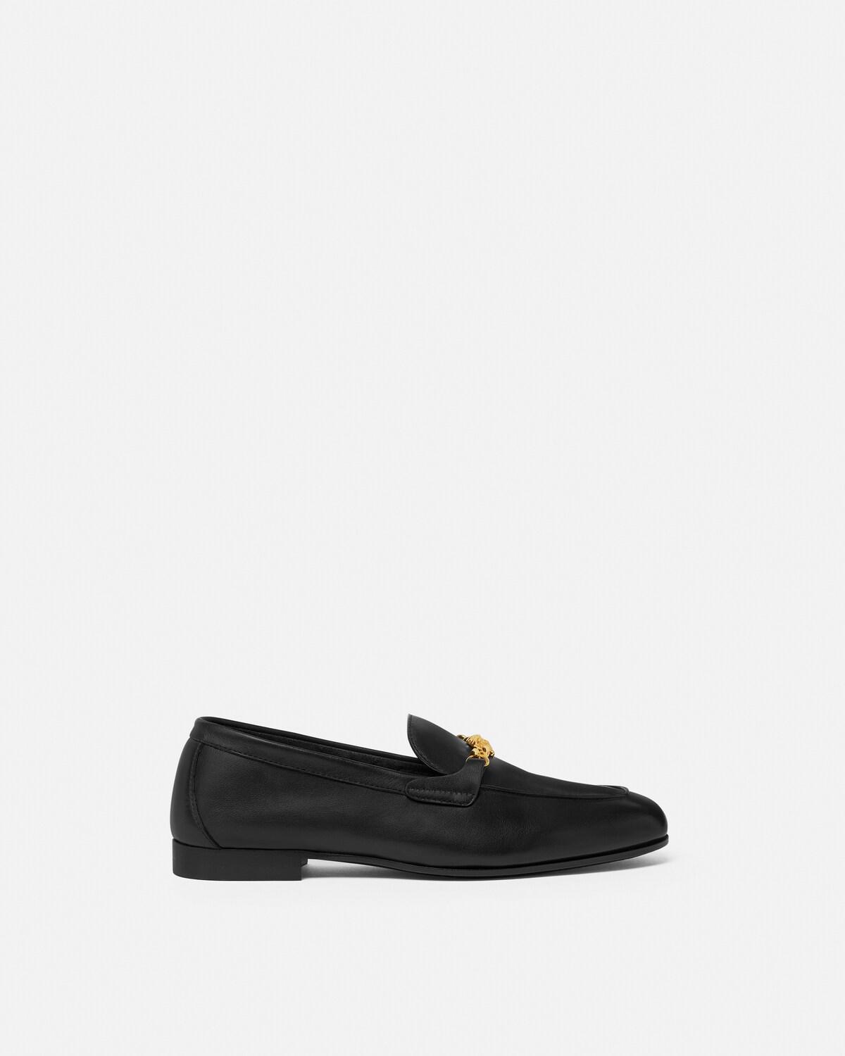 Medusa Leather Loafers