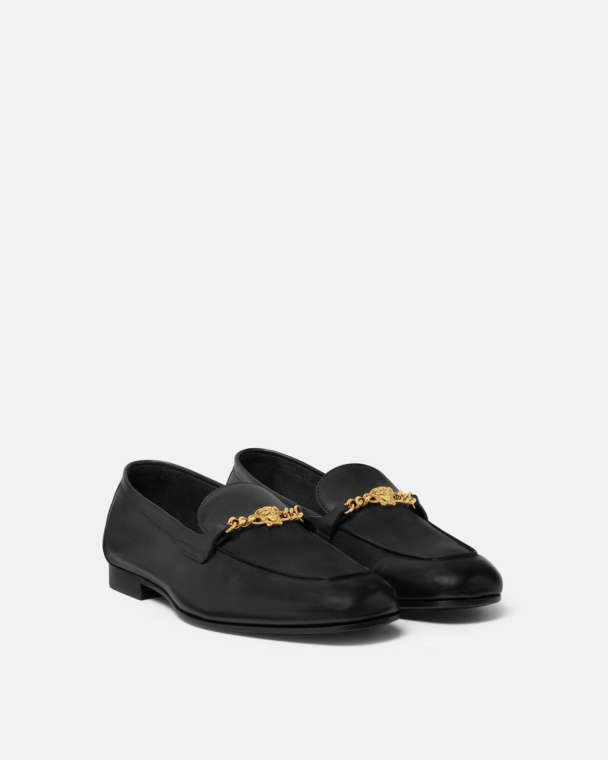 Medusa Leather Loafers - Image 2