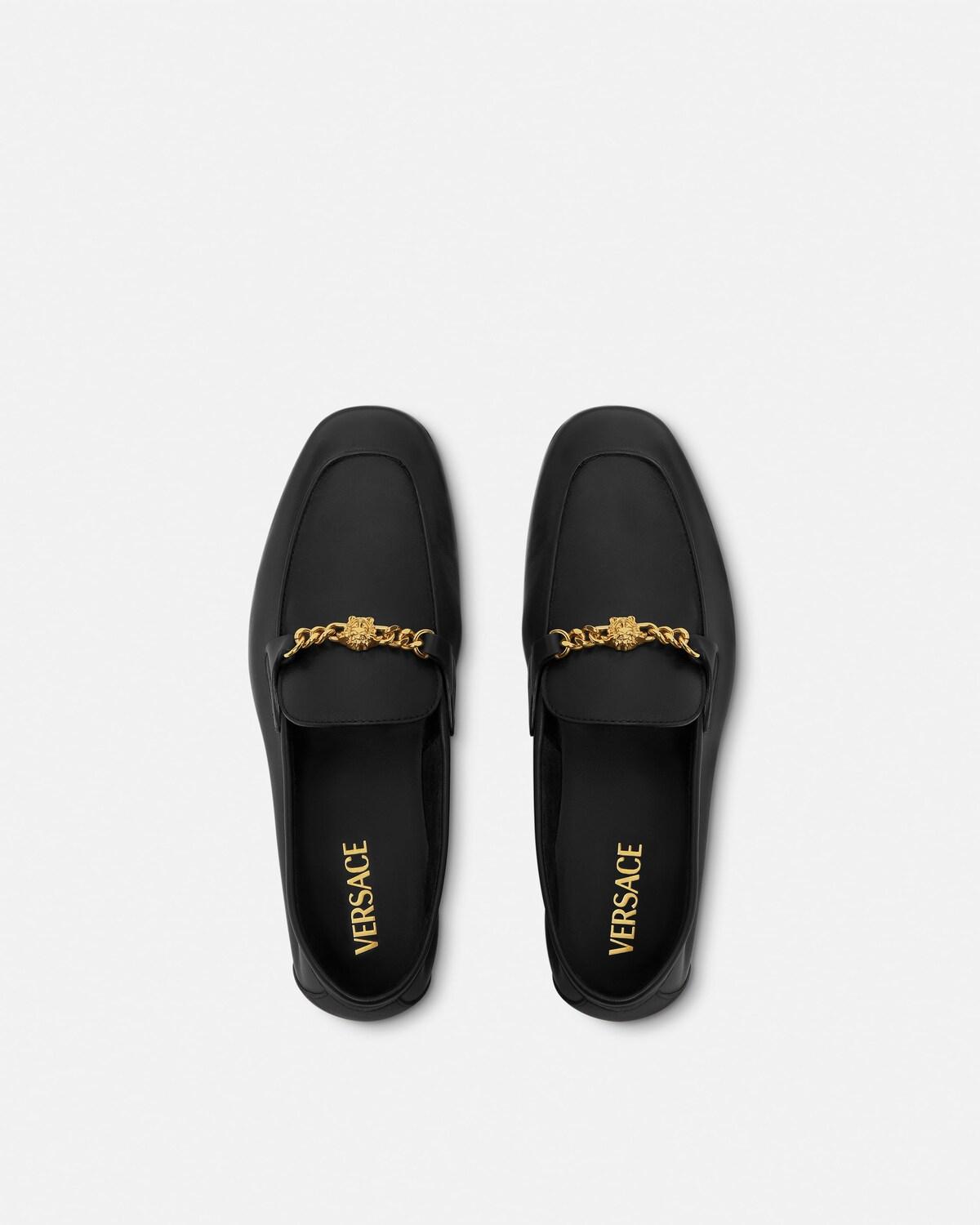 Medusa Leather Loafers - Image 3