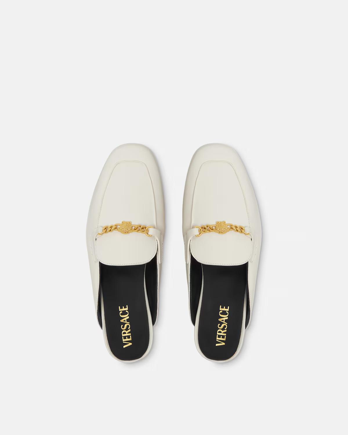 Medusa Leather Loafers - Image 3