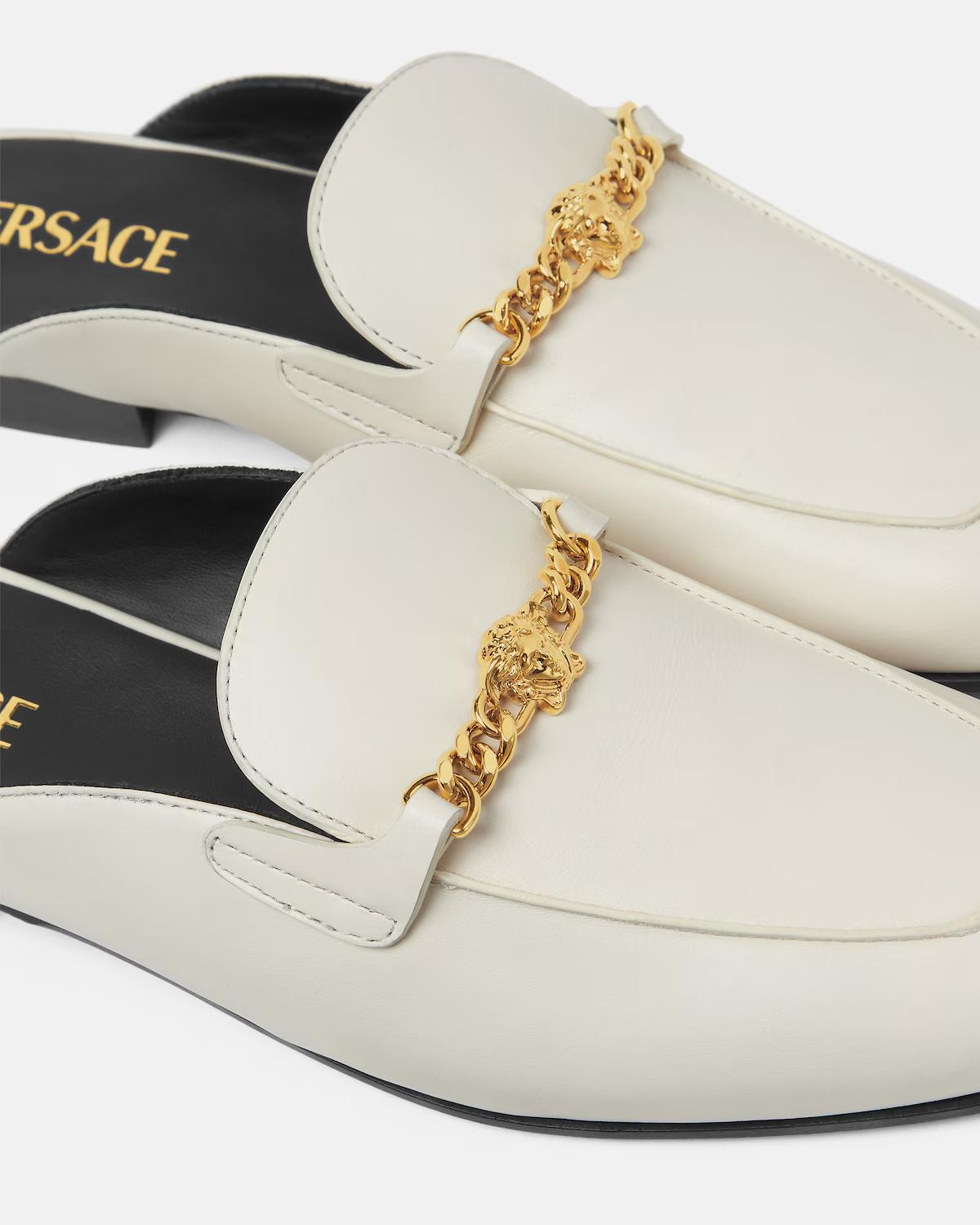 Medusa Leather Loafers - Image 4