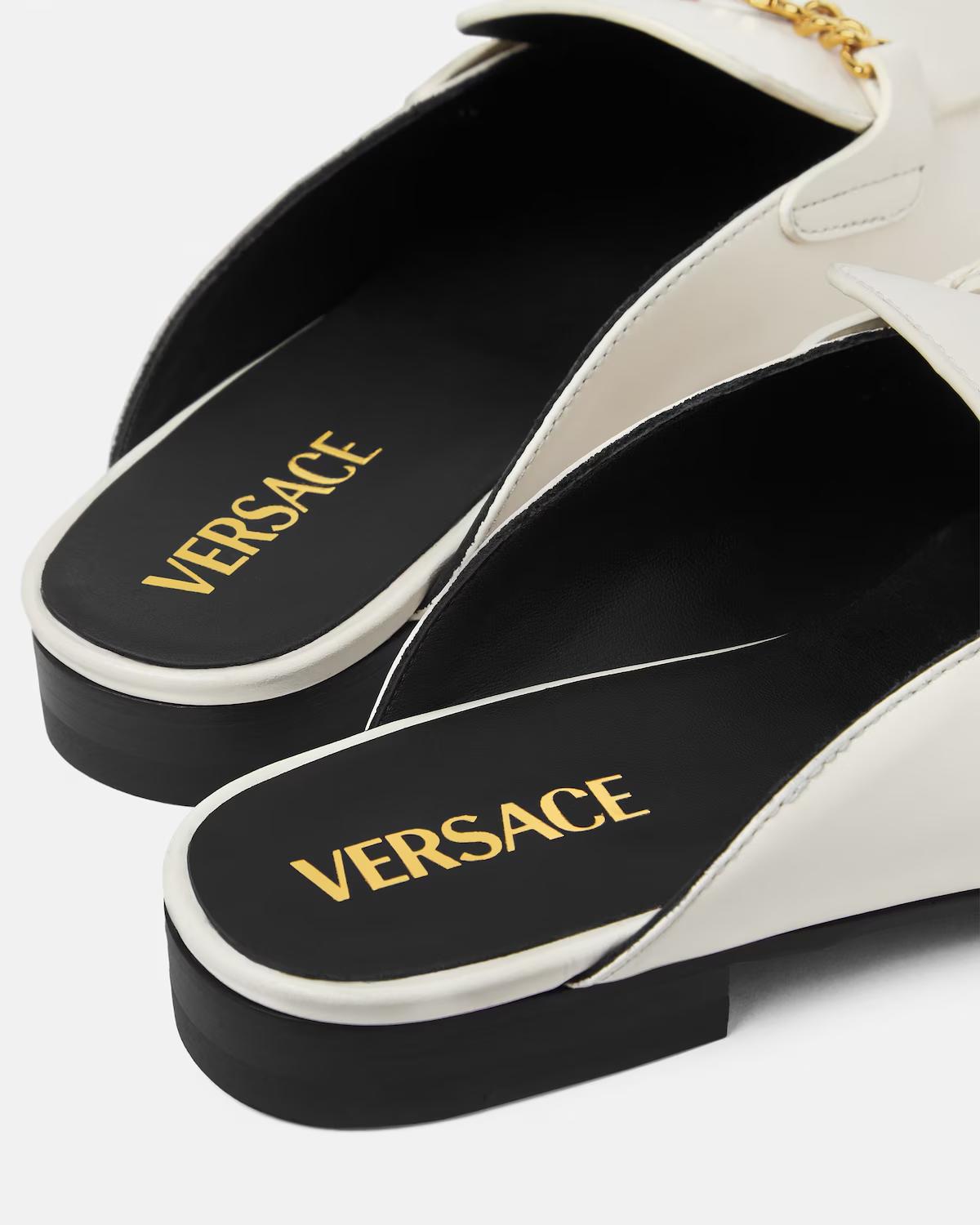 Medusa Leather Loafers - Image 5