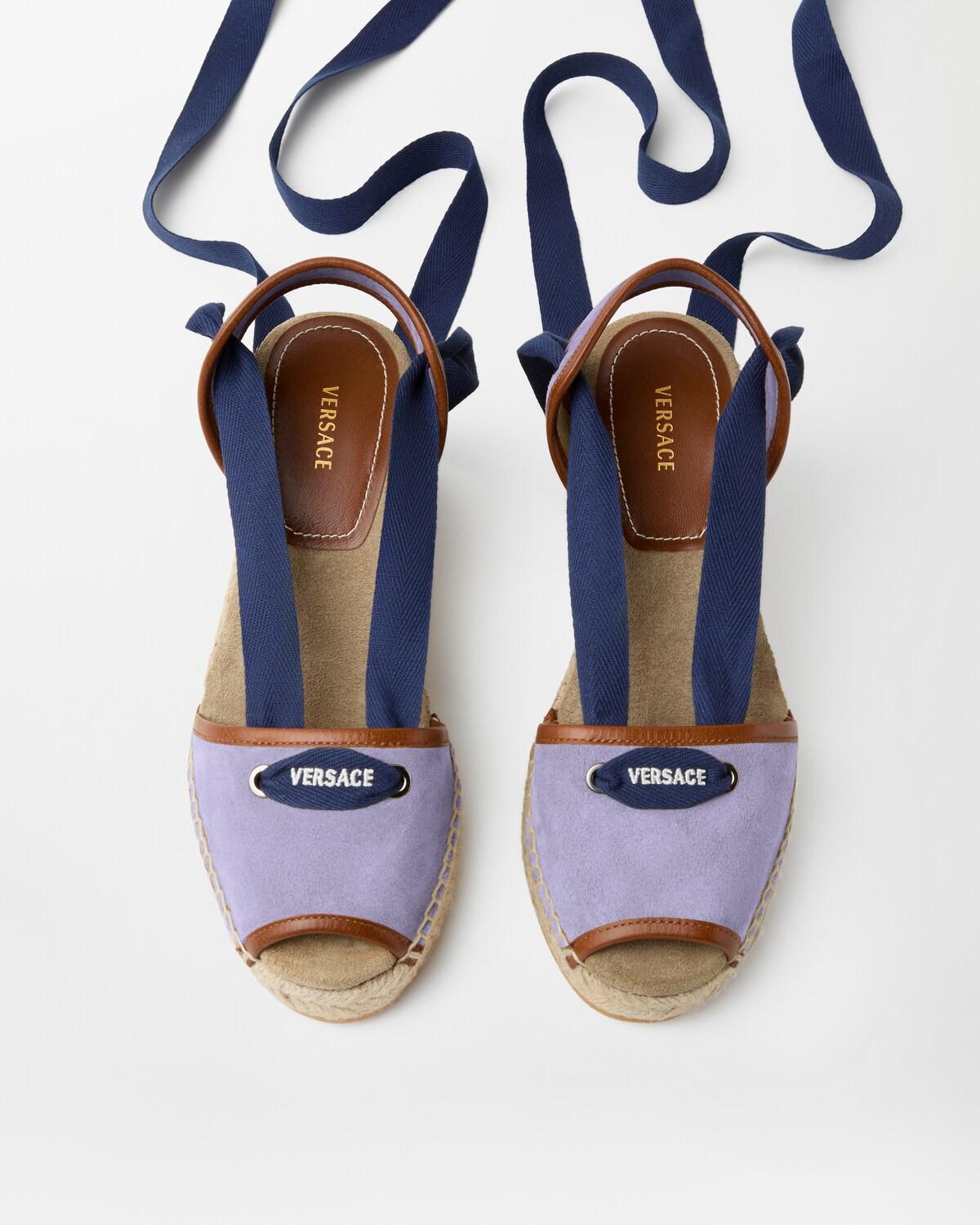 Lola Suede Wedge Sandals 65 mm - Image 2