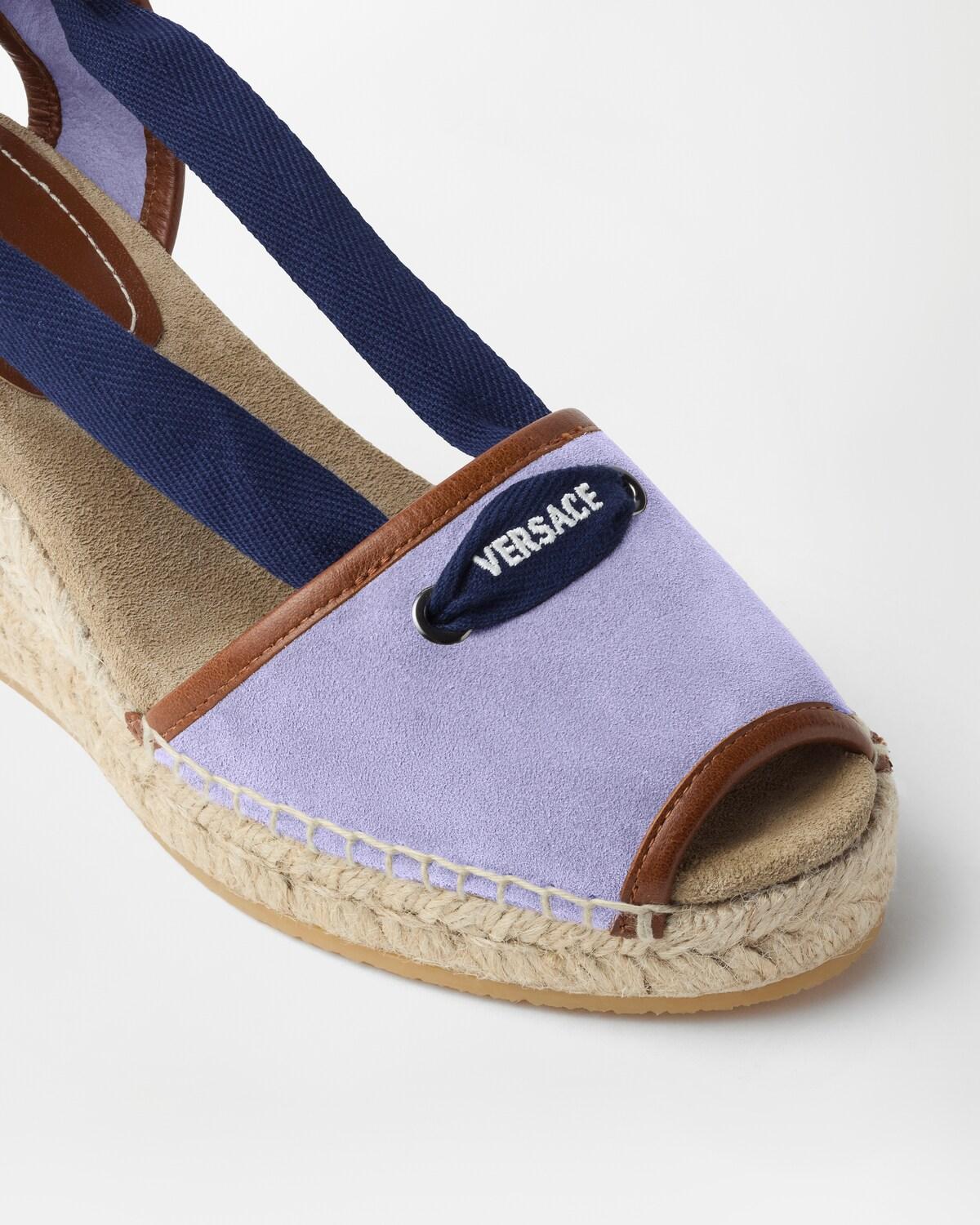 Lola Suede Wedge Sandals 65 mm - Image 3