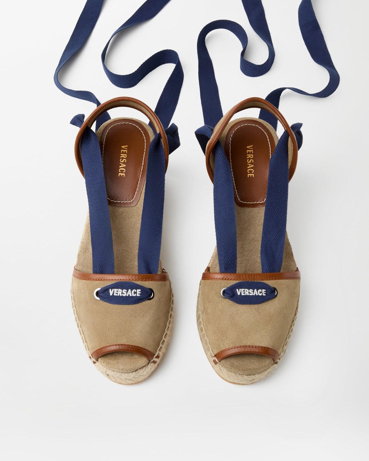 Lola Suede Wedge Sandals 65 mm - Image 2