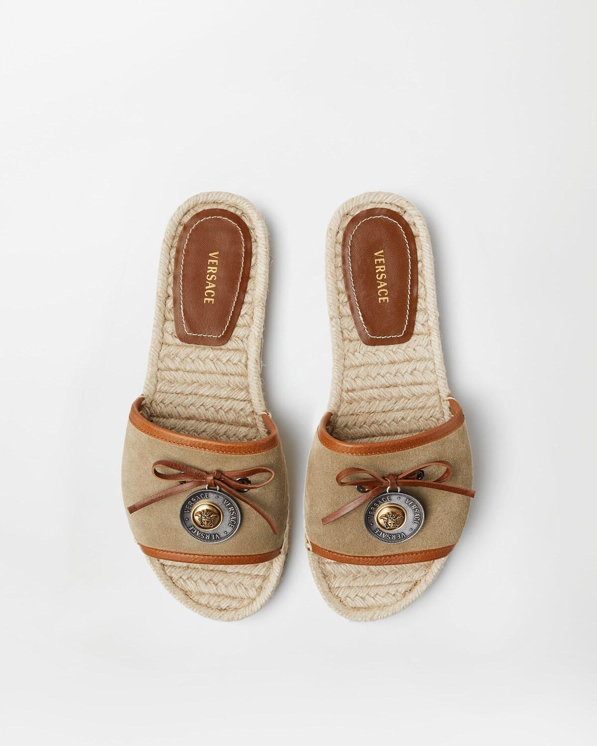 Lola Suede Flat Sandals - Image 2