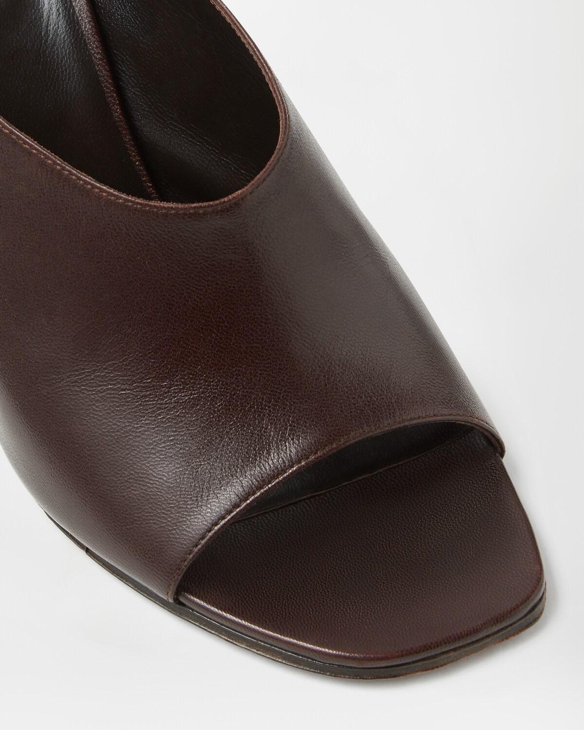 Giulietta Leather Mules 80 mm - Image 5