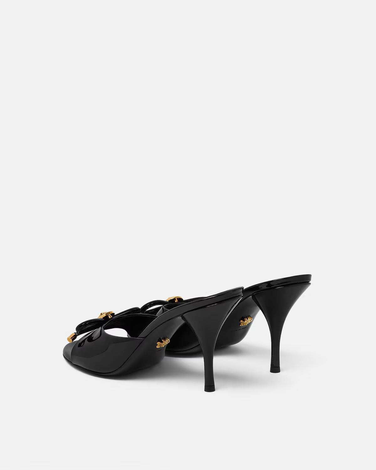 Opera Bow Patent Mules 85 mm - Image 4