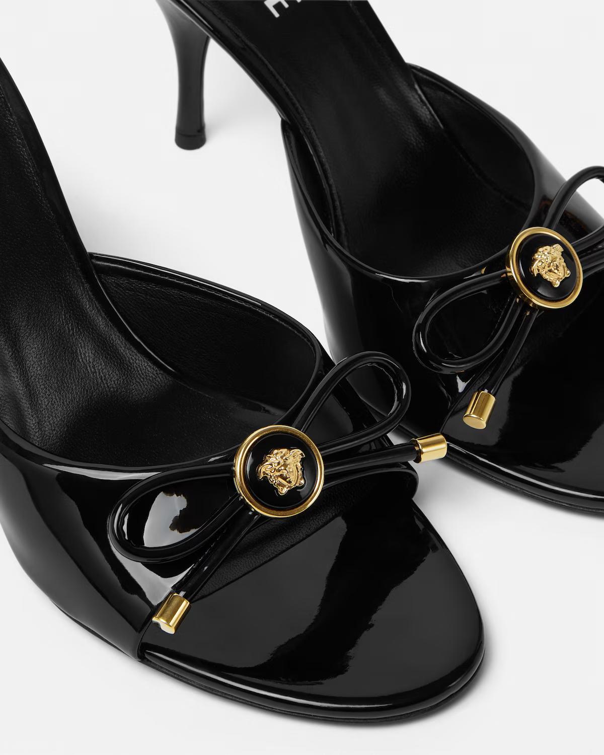 Opera Bow Patent Mules 85 mm - Image 6