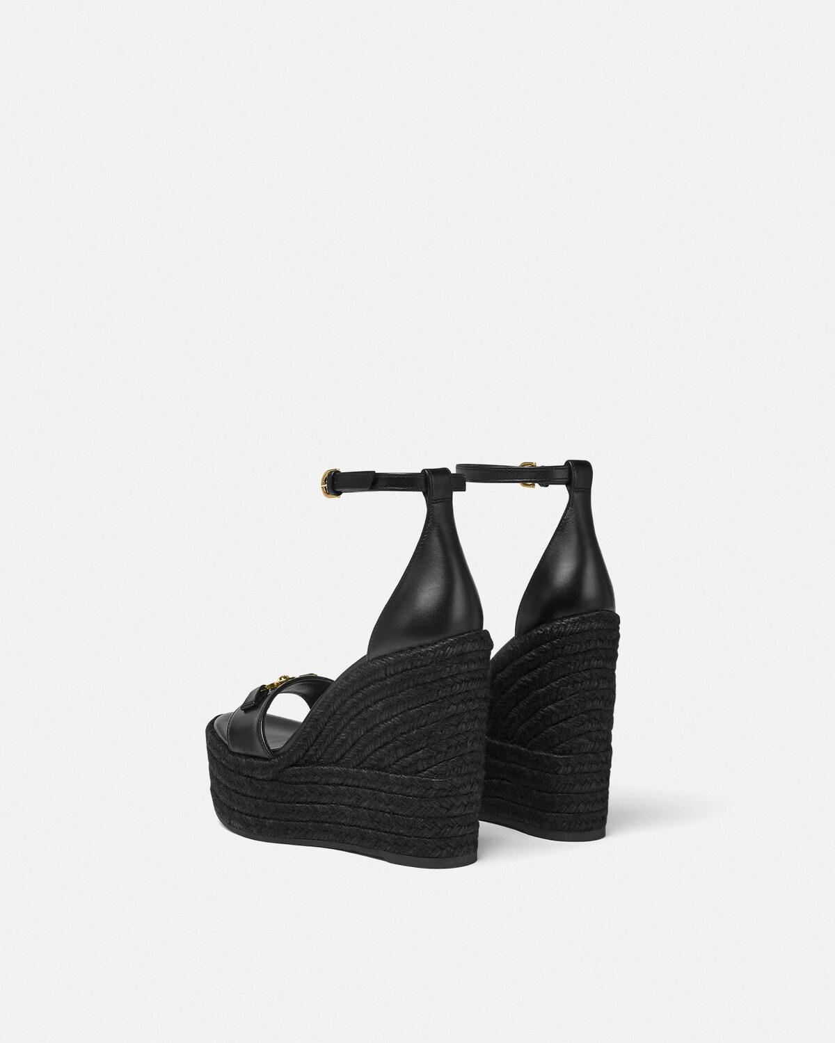 Medusa '95 Leather Wedge Sandals 120 mm - Image 4