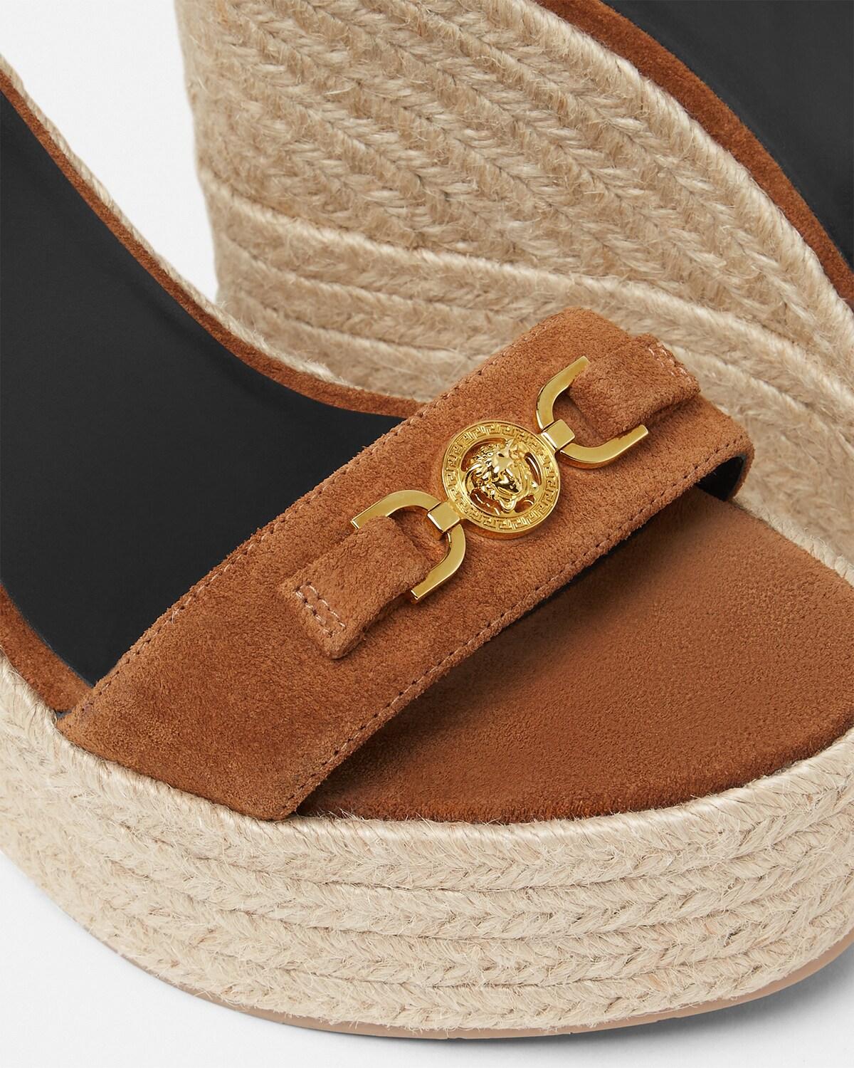 Medusa '95 Suede Wedge Sandals 120 mm - Image 5