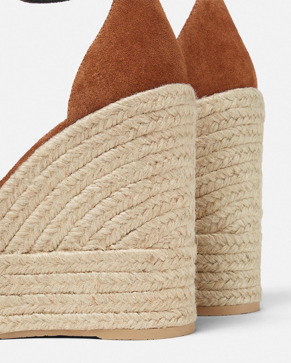 Medusa '95 Suede Wedge Sandals 120 mm - Image 6