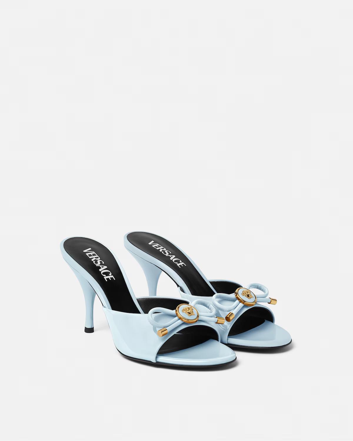 Opera Bow Patent Mules 85 mm - Image 2