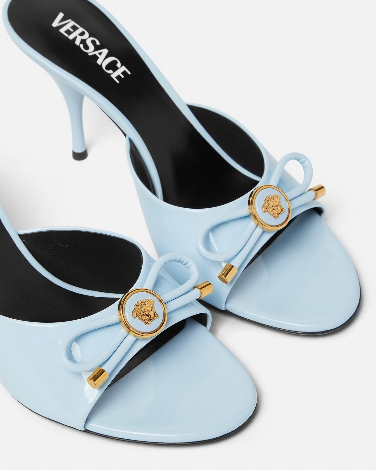 Opera Bow Patent Mules 85 mm - Image 5