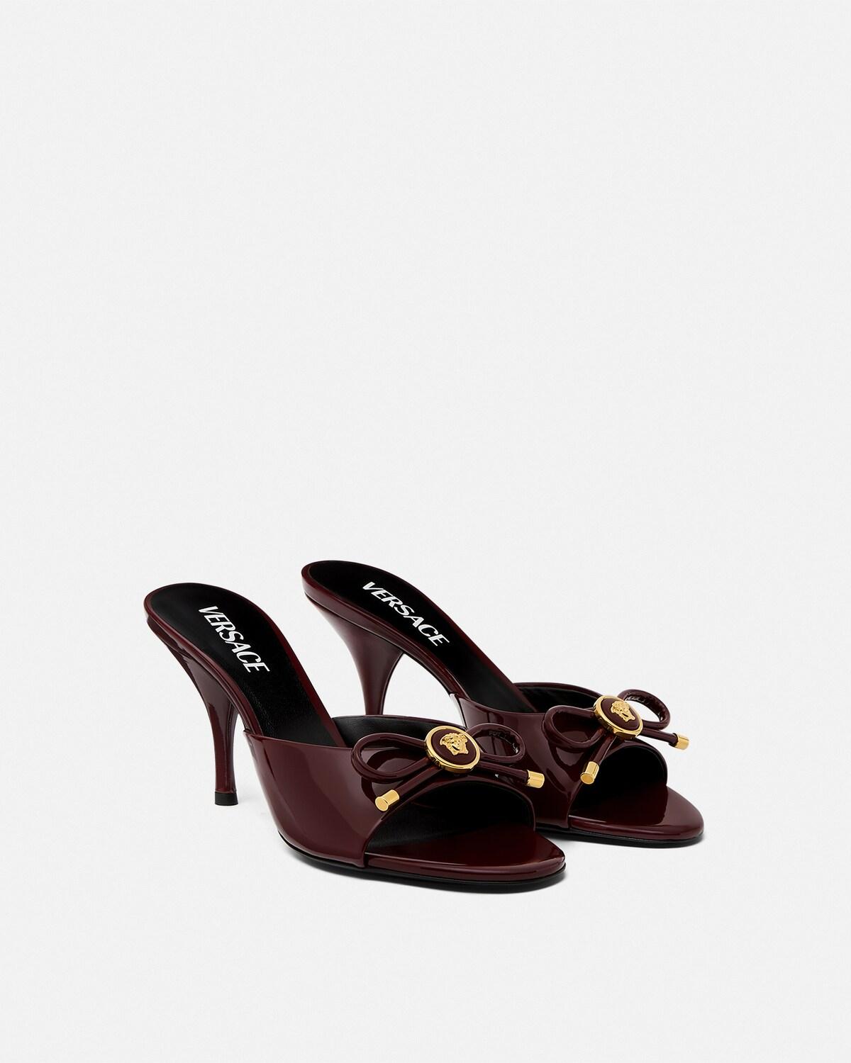 Opera Bow Patent Mules 85 mm - Image 2