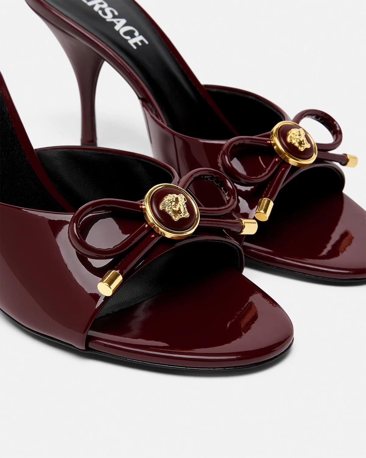 Opera Bow Patent Mules 85 mm - Image 6