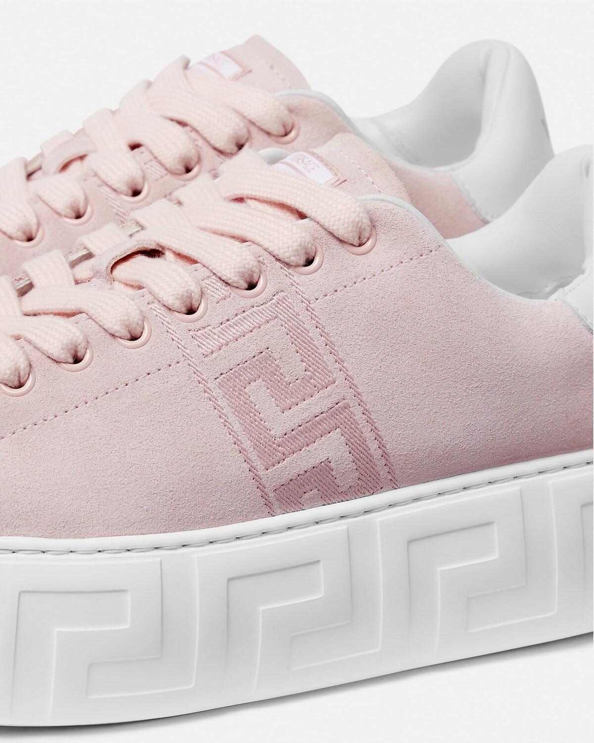 La Greca Suede Platform Sneakers - Image 4