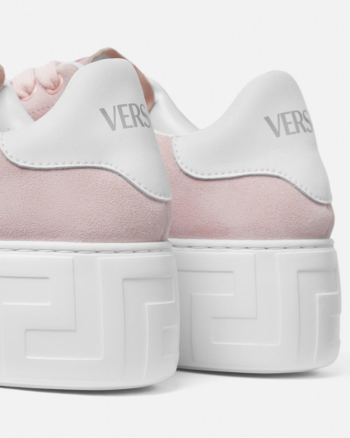 La Greca Suede Platform Sneakers - Image 5
