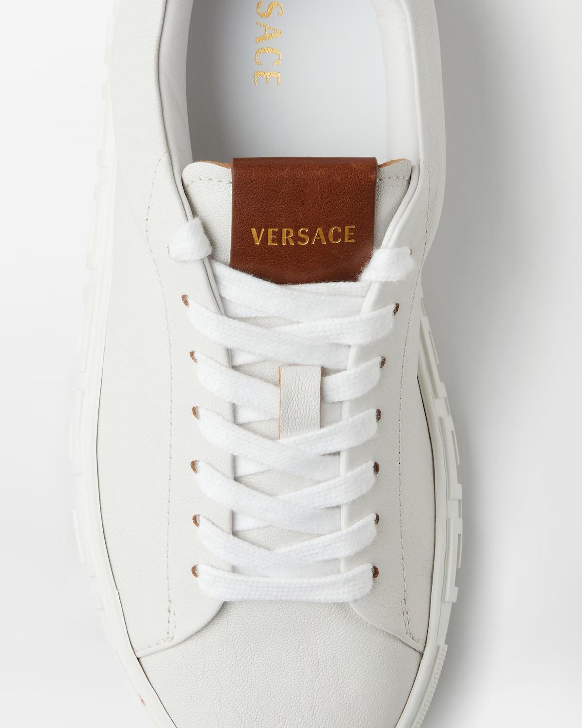 Greca Leather Sneakers - Image 6