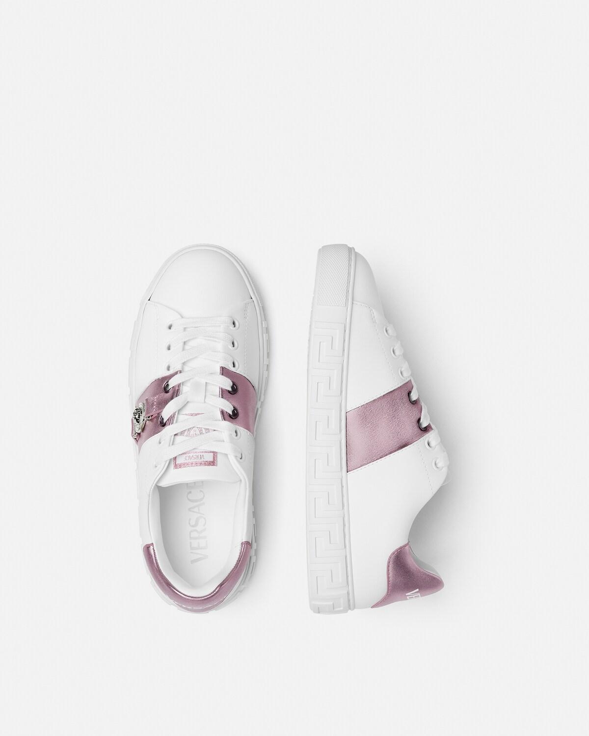 Greca Embellished Sneakers - Image 3