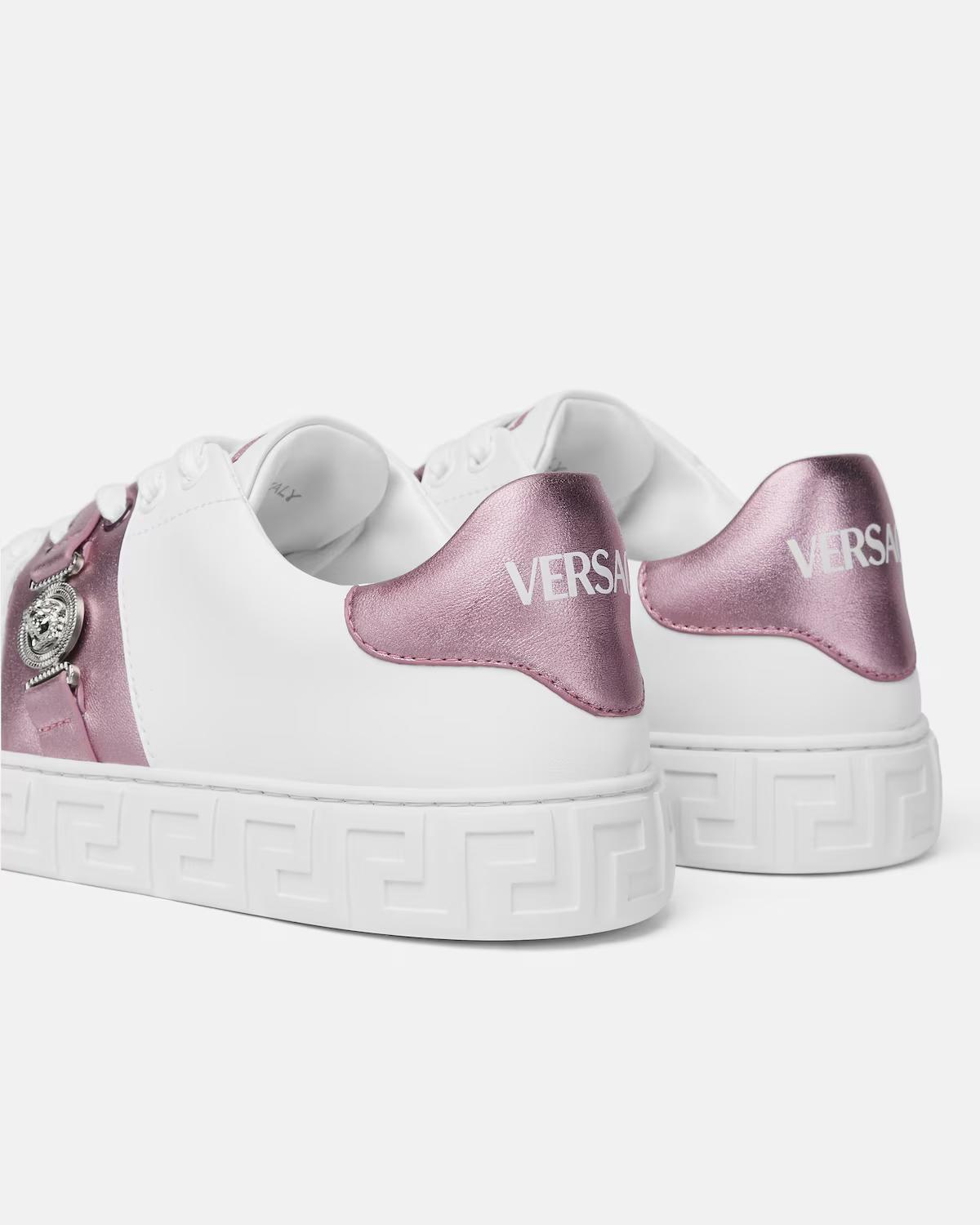 Greca Embellished Sneakers - Image 5