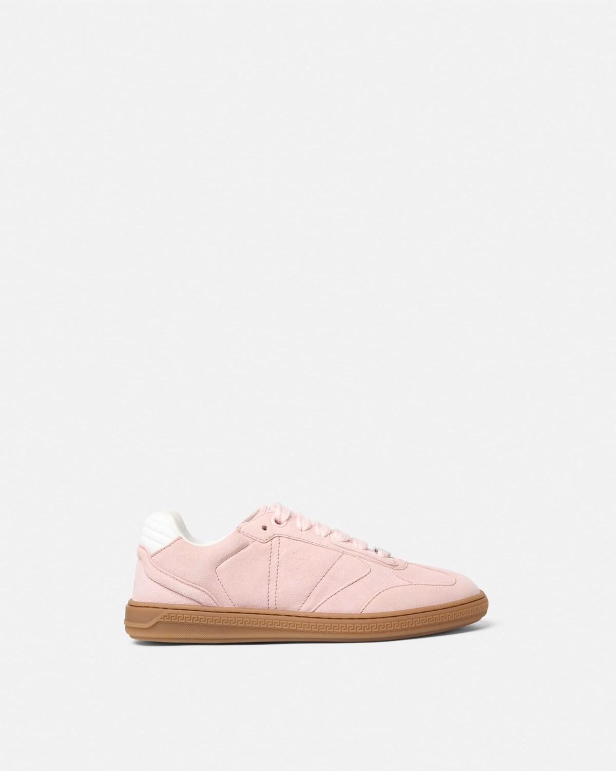 Greca Court Suede Sneakers