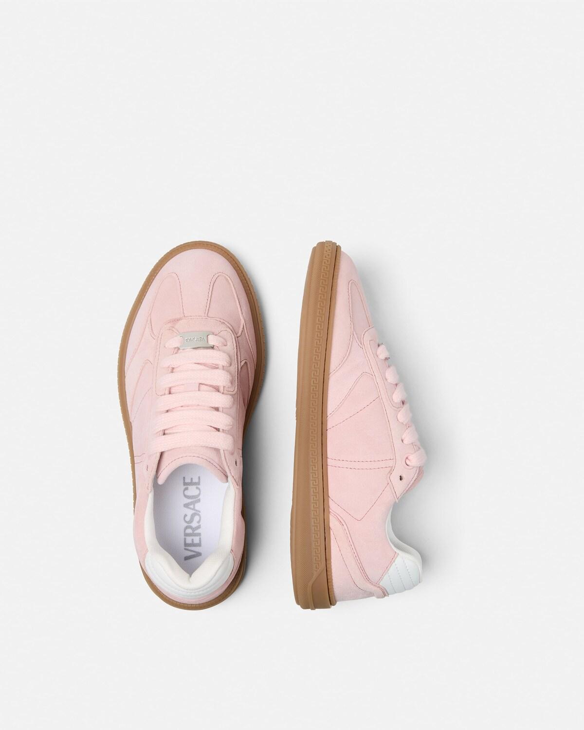 Greca Court Suede Sneakers - Image 3