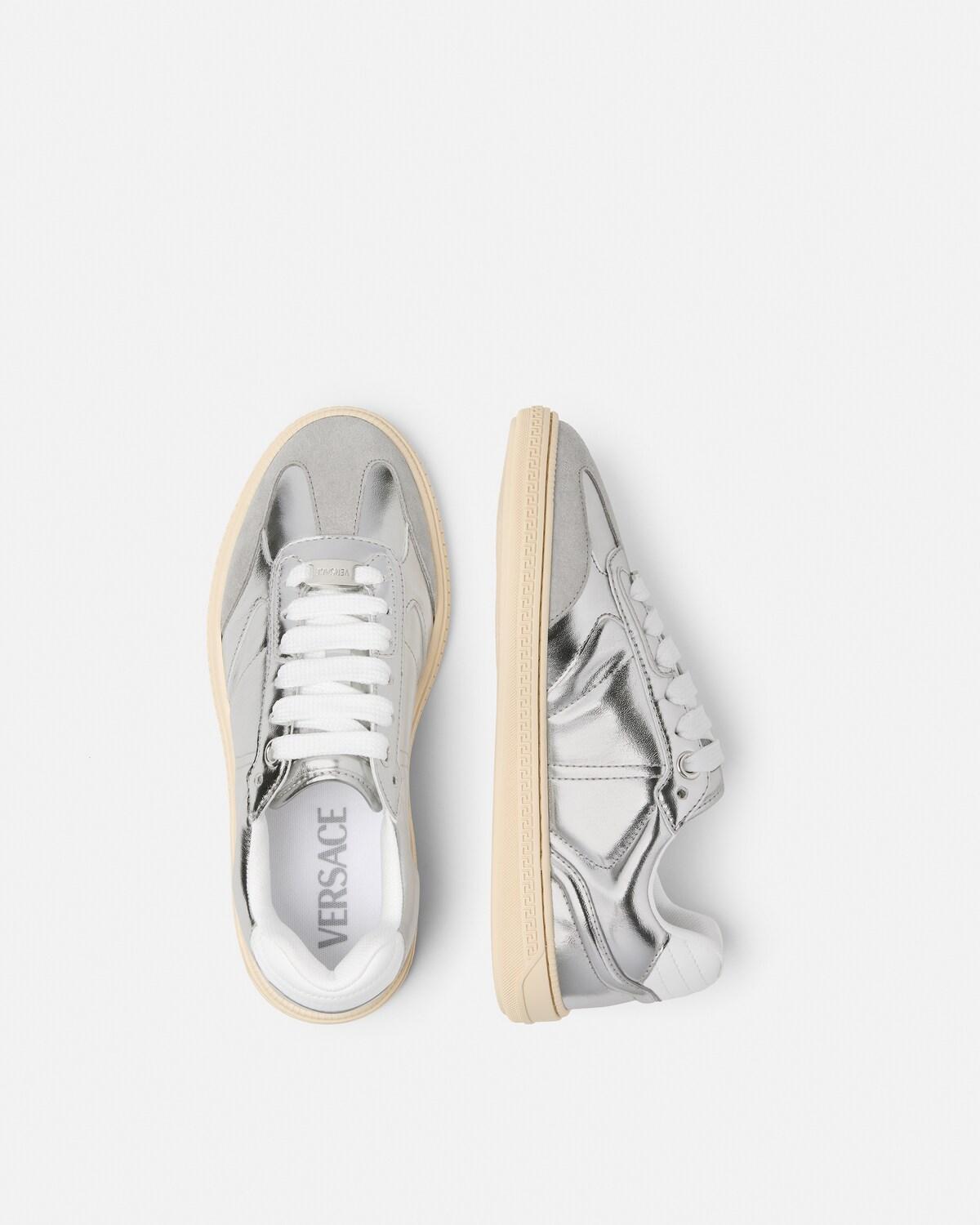 Greca Court Metallic Sneakers - Image 3