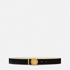 Medusa Biggie Leather Belt 3 cm