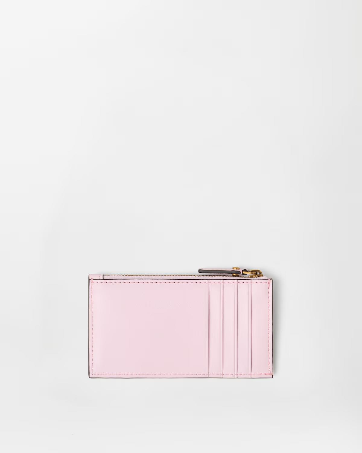 Embl??me Leather Zip Card Holder - Image 2