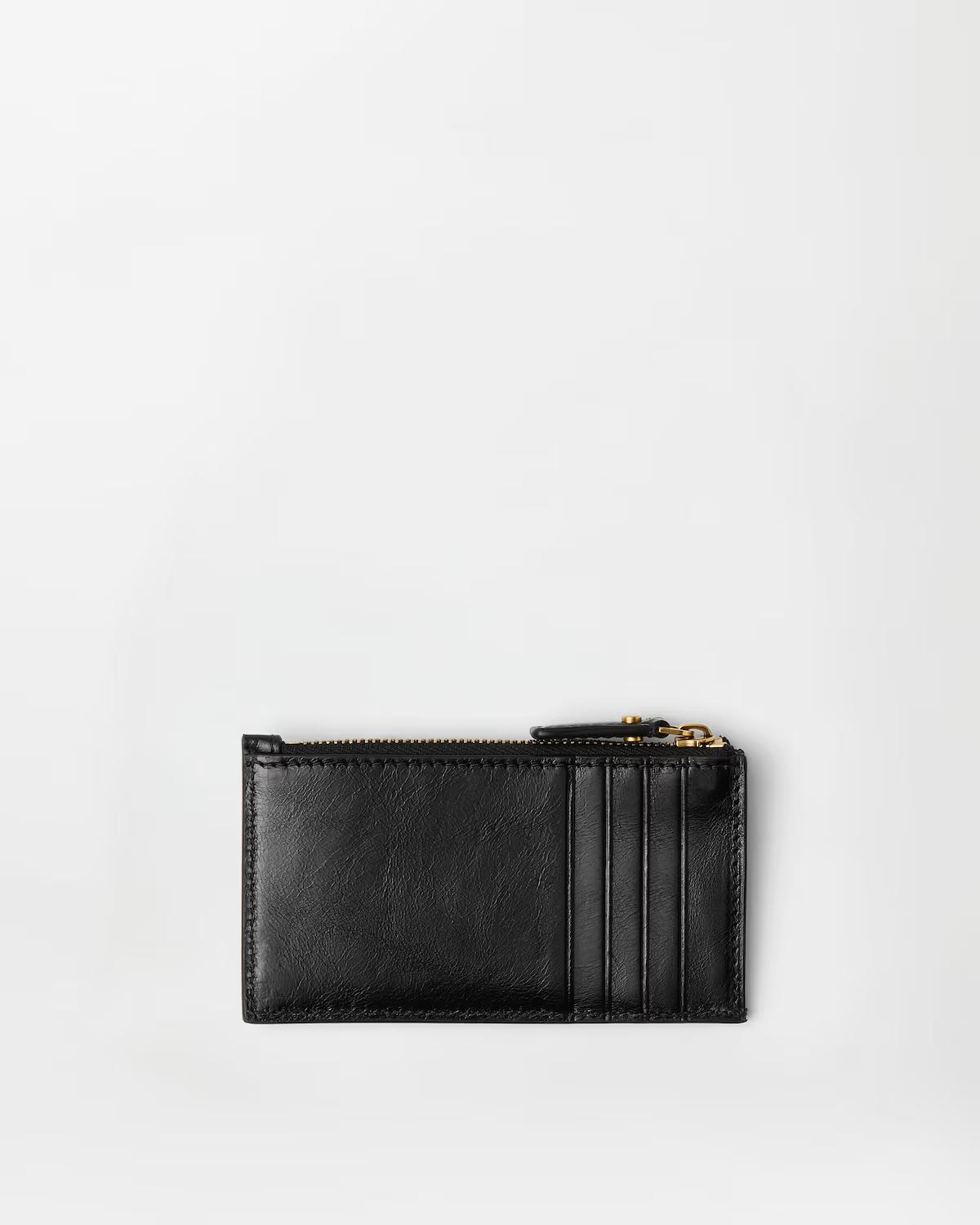 Roomy Leather Zip Card Holder - Image 2