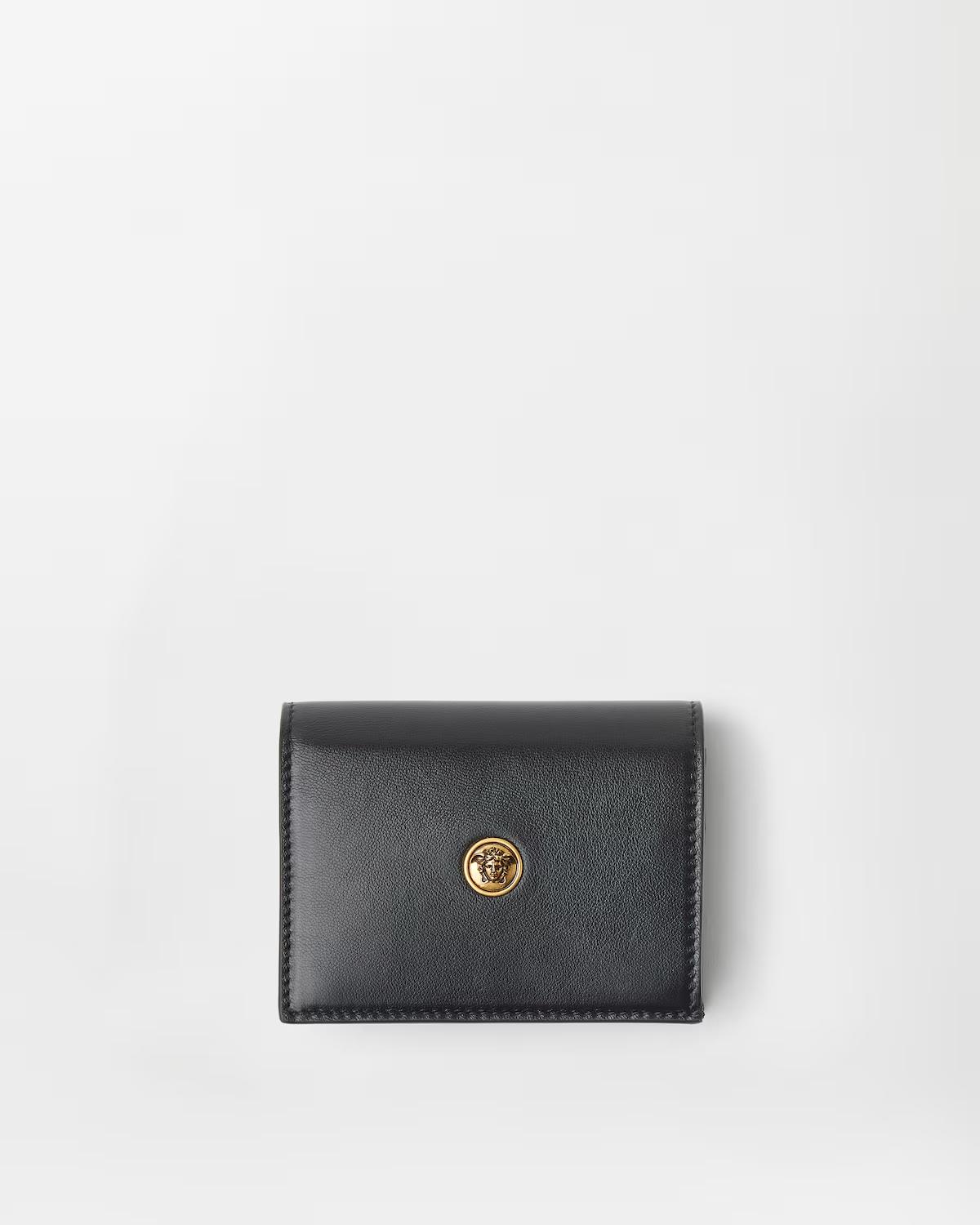 Embl??me Leather Wallet