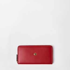 Embl??me Leather Wallet
