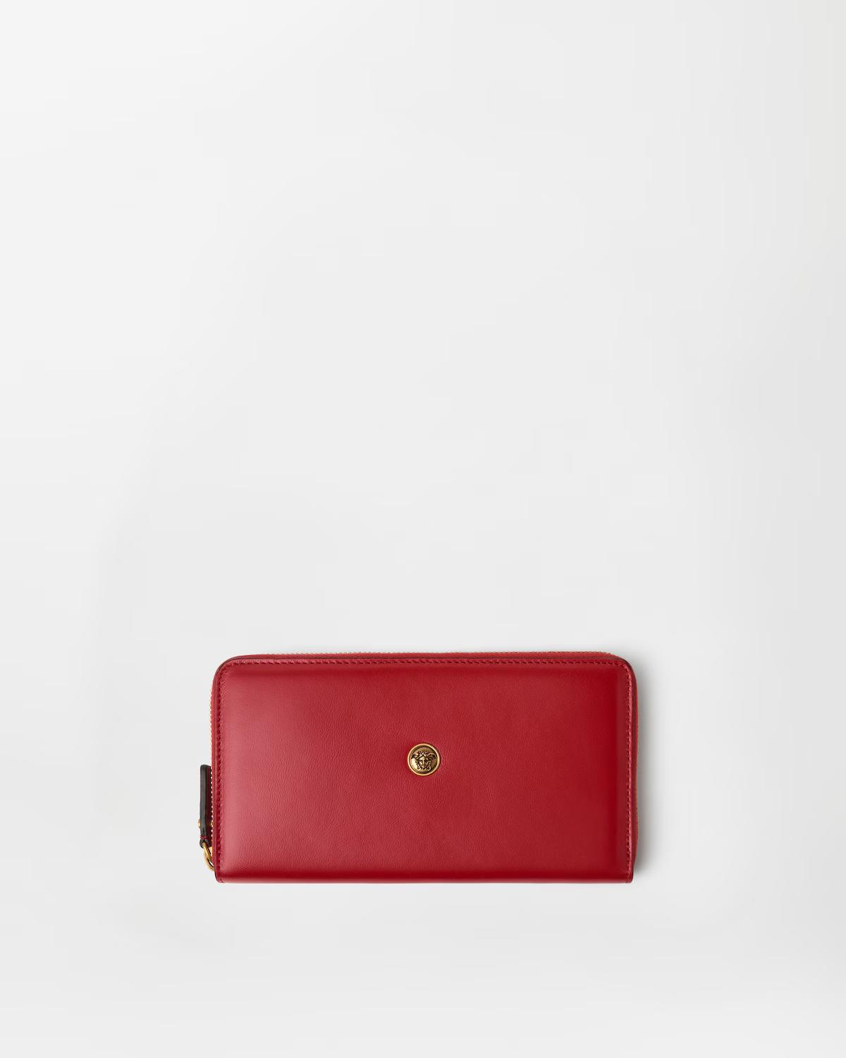 Embl??me Leather Wallet