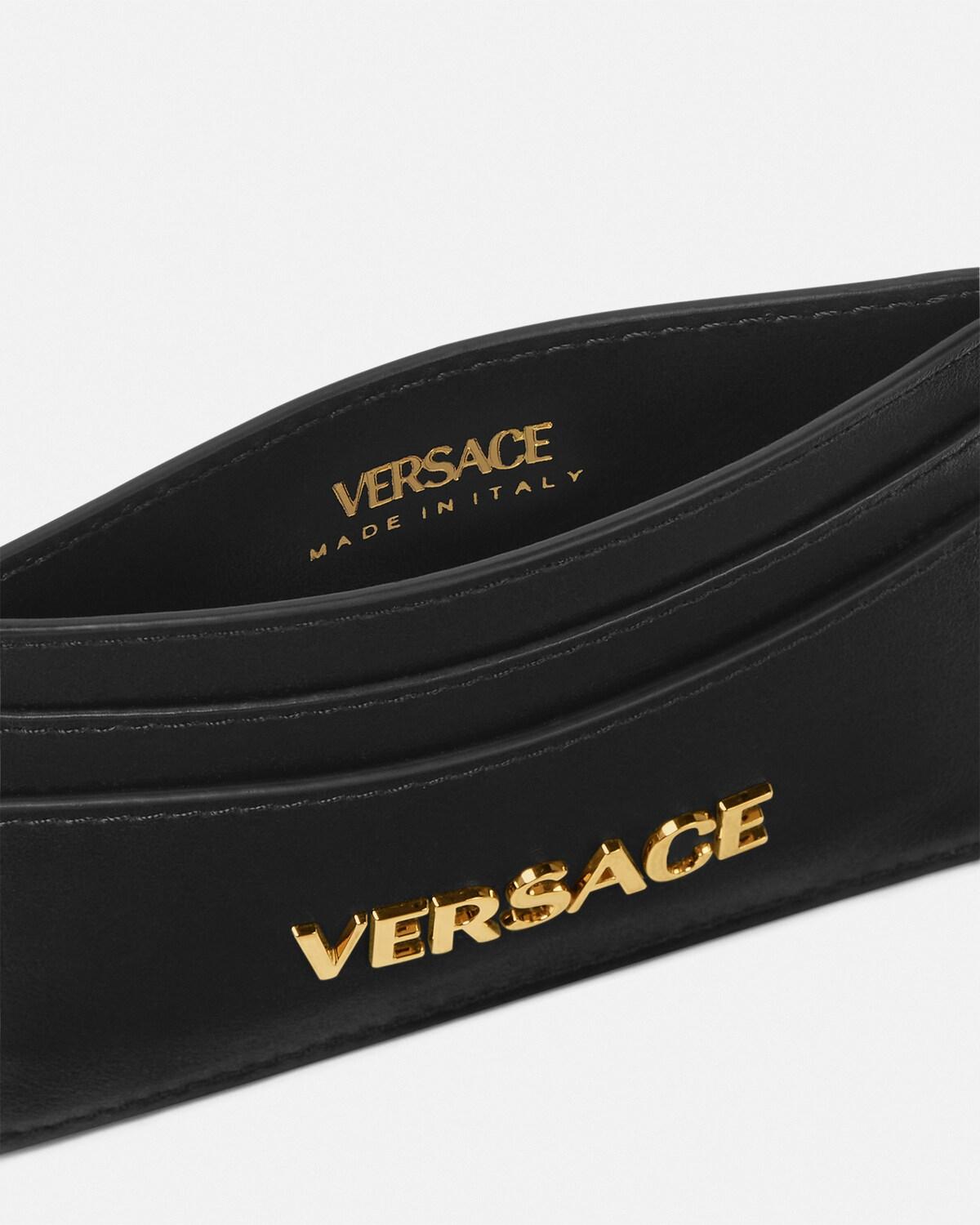 Versace Tag Leather Card Holder - Image 2