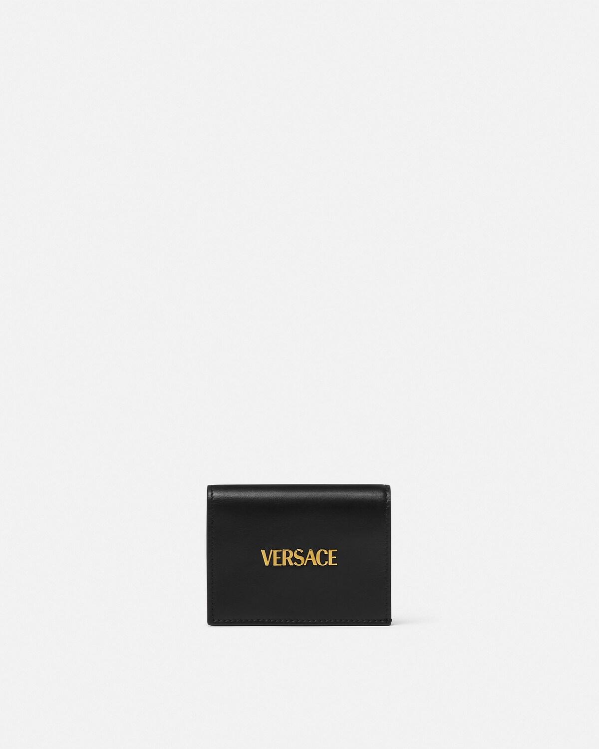 Versace Tag Leather Wallet