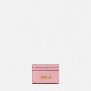 Versace Tag Leather Card Holder
