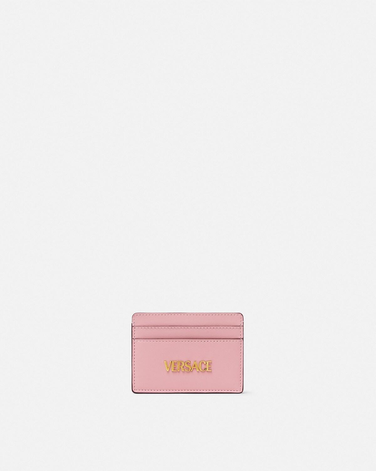 Versace Tag Leather Card Holder