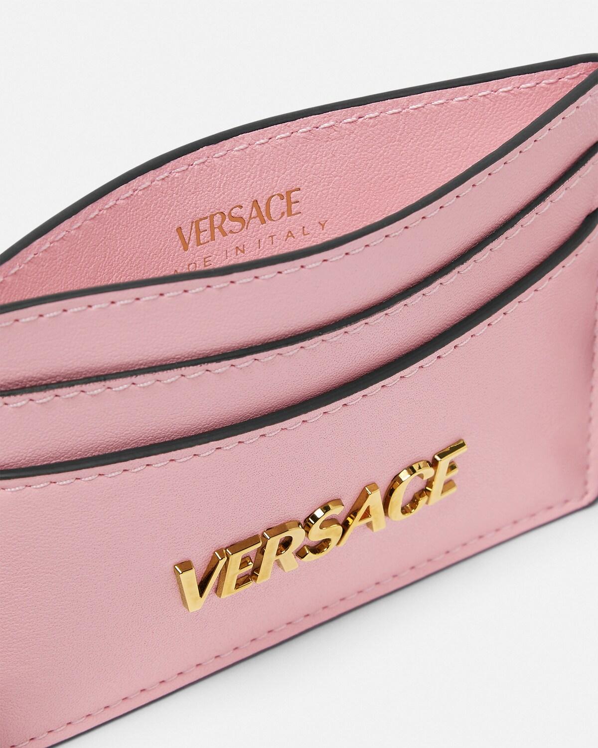Versace Tag Leather Card Holder - Image 2