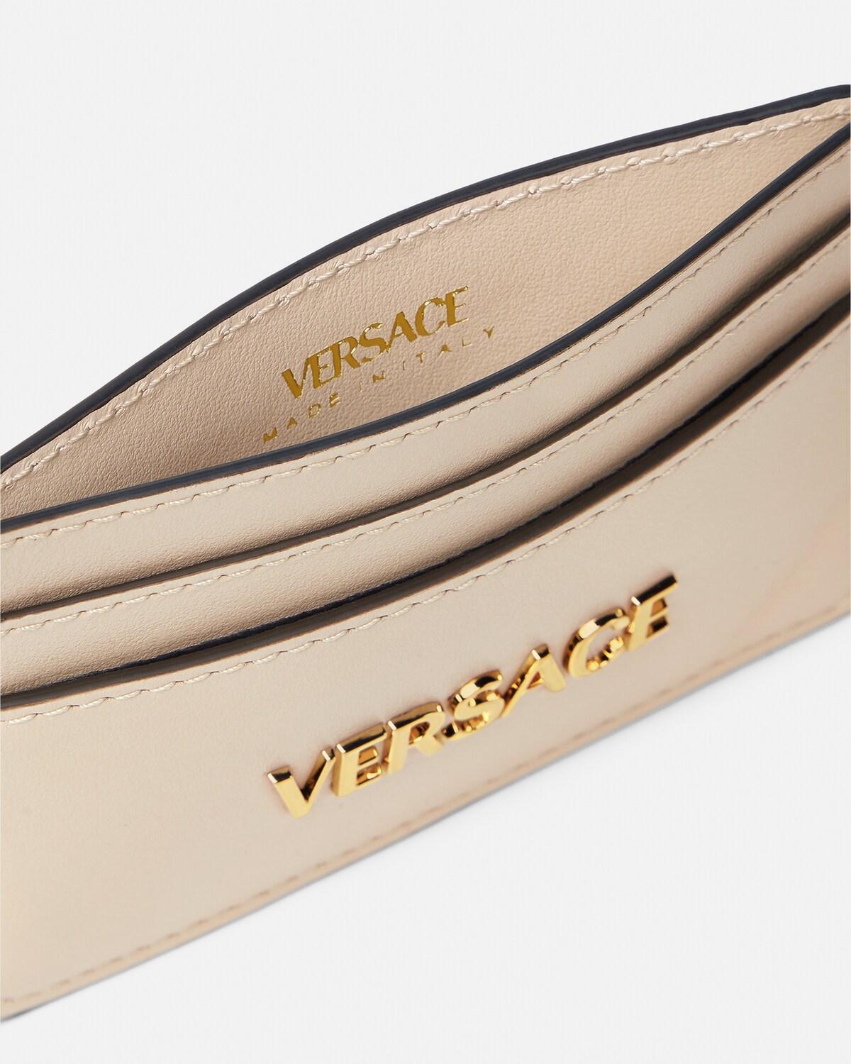 Versace Tag Leather Card Holder - Image 2