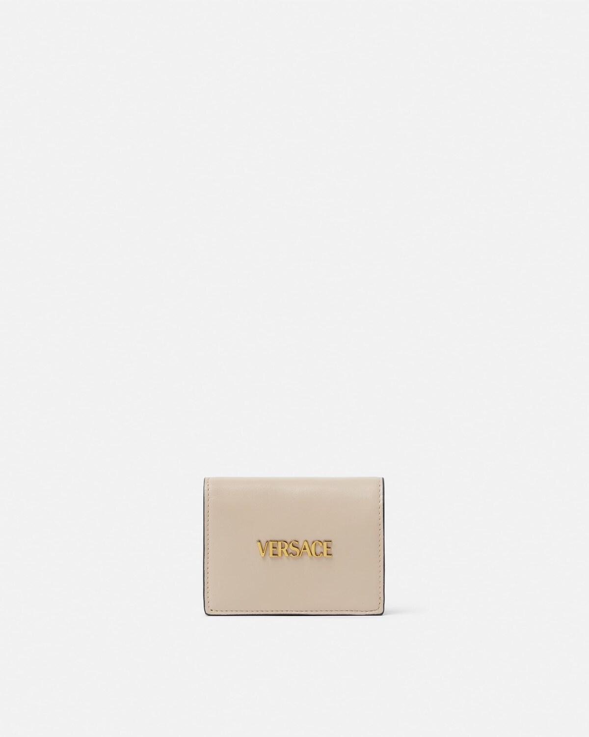 Versace Tag Leather Wallet