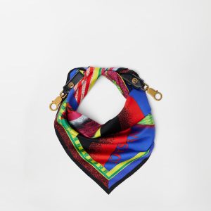 Printed Silk Scarf Charm 55 cm
