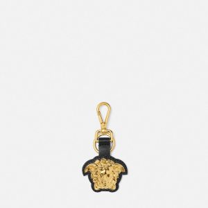 La Medusa Leather Keychain