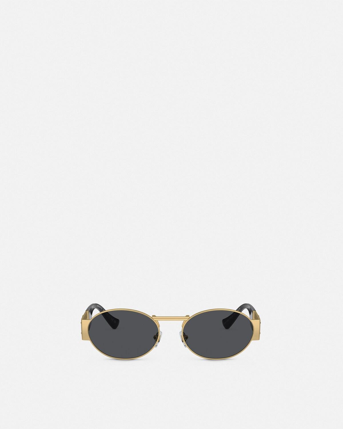Medusa Deco Oval Sunglasses - Image 2