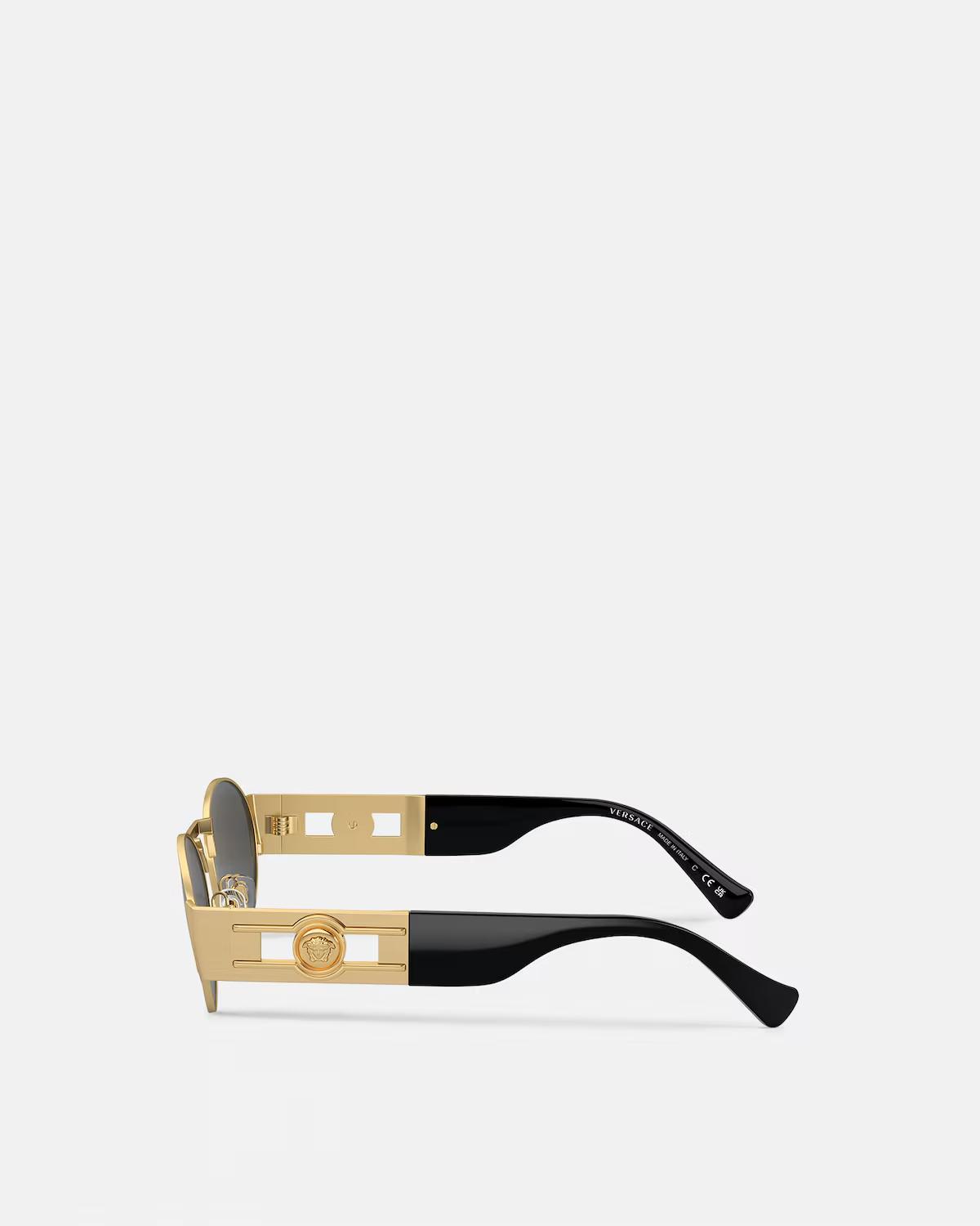 Medusa Deco Oval Sunglasses - Image 4