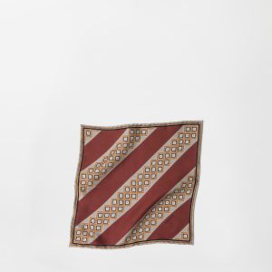Printed Silk Twill Pocket Square